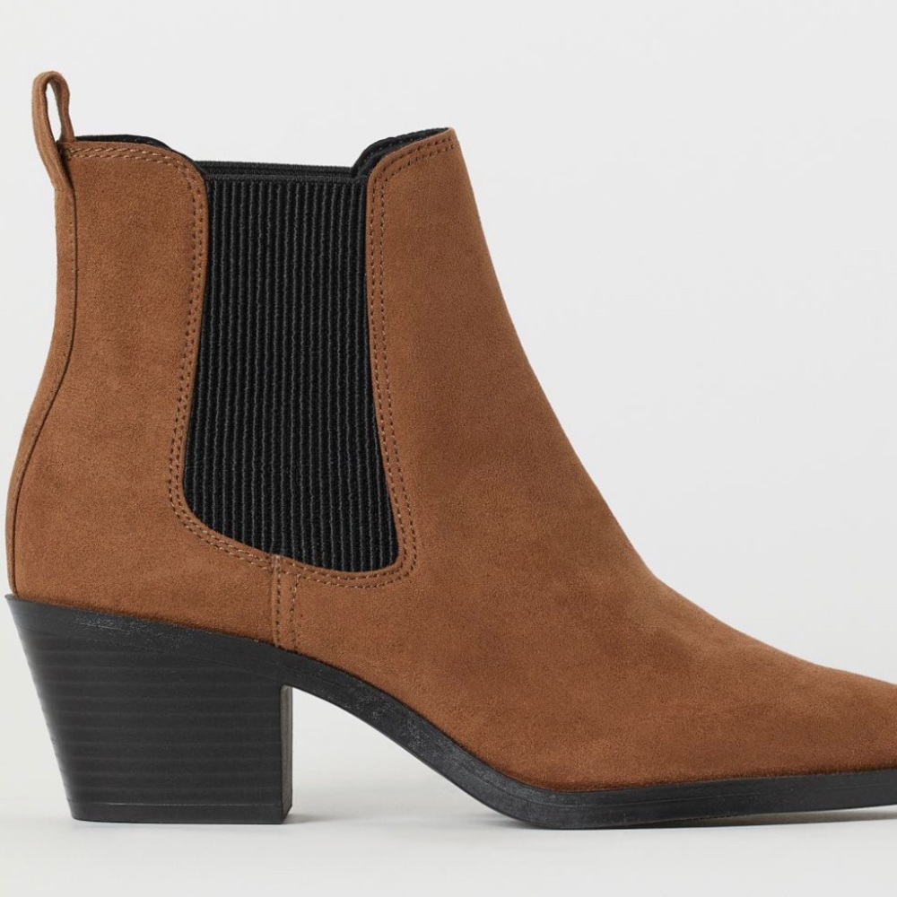 Brown And Black Boots
